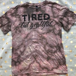 Custom tie dye graphic T-shirt